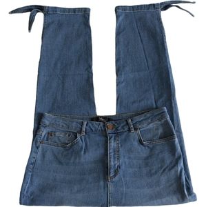 Boden 12L The Denbigh Jean Blue Tie Ankle Denim Jeans